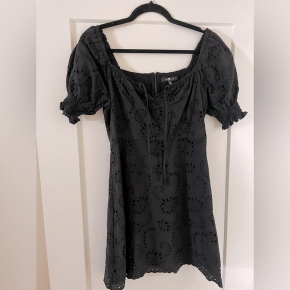 Short Black Lace Dress - Picture 1 of 1